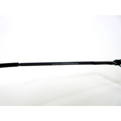 Mandalay M-4008 Eyeglasses Frames S. Black Oval Filigree 50-16-140 Made in Japan