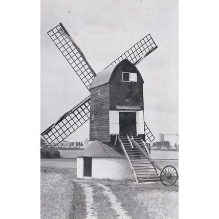 ED 103 PITSTONE WINDMILL. RP POSTCARD