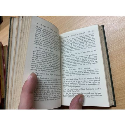 1920 JOHN RUSKIN "PRE-RAPHAELITISM" SMALL ANTIQUE HARDBACK BOOK (P3)