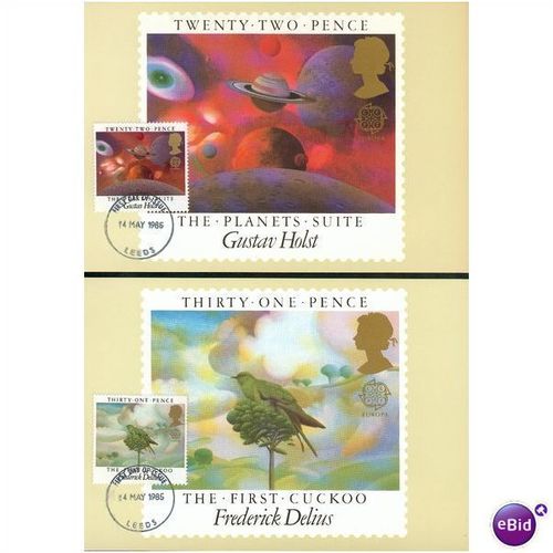 GB PHQ + FDI 1985 - Europa, European Music Year (Mint)