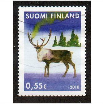FIN 2010 55c 'WINTER STAMPS'( EX MS) FINE USED (EBID10821)
