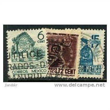 1940/1950 3 different values - #5 fine used (o)