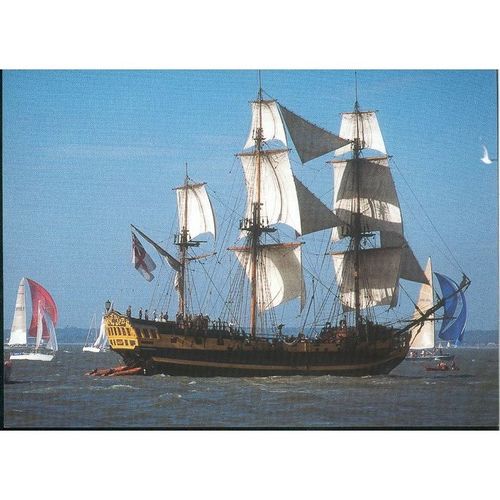 The Mission To Seafarers Postcard - Grand Turk and Racing Yachts