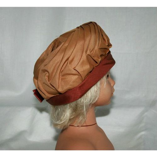 Womens Vintage 1950 1960 Bronze Hat