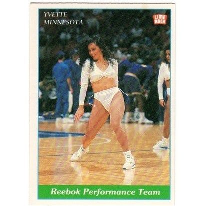 1991 Lime Rock NBA Pro Cheerleaders 40 Yvette Minnesota Timberwolves