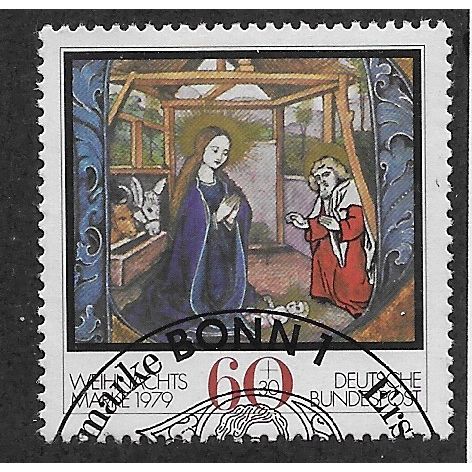 GER 1979 60pf+30 'CHRISTMAS' FINE USED (EBID53-612)