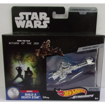 HOT WHEELS STAR WARS ' COMMEMORATIVE ' SPEEDER BIKE (2018)