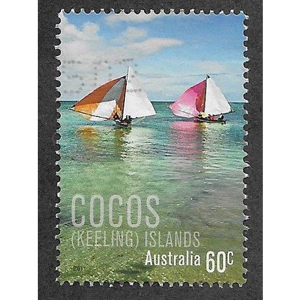 CKI 2011 60c 'BOATS' FINE USED (EBID71-075)