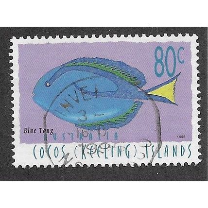 CKI 1995 80c 'FISHES' FINE USED (EBID71-844)