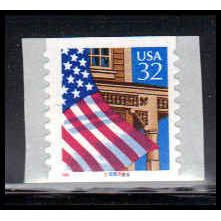 2915A 32c U.S. Flag Over Porch Fine MNH CNS 88888A P/UL PA3457