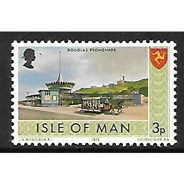 ISLE OF MAN 1973 3p DOUGLAS PROMENADE SG 17 M MINT