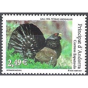 Andorra Español 2007 Michel 343 Neuf ** Cote (2008) 10.00 € Grand tétras