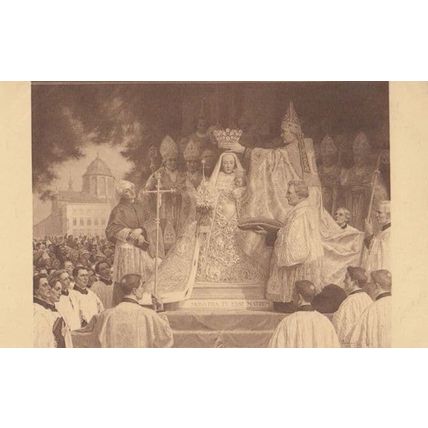 Hanswijk Lieve Vrouw Van Our Lady Of Victorian 1876 Mechelen Religious Postcard