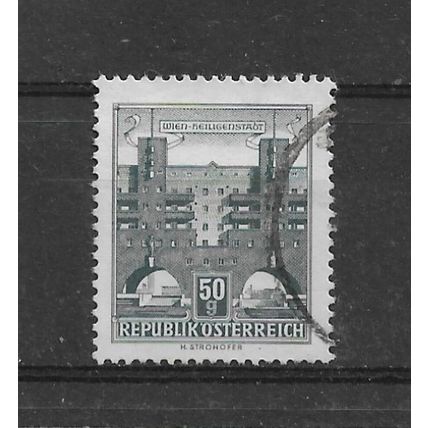 Austria.SG1298 50g Helligenstadt Flats.Fine Used.Aug22b