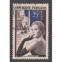 France 1954 SG FR 1166a Gloved model in Place de Concorde Used