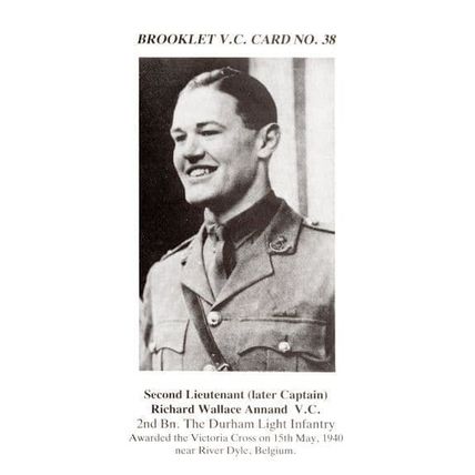 Captain Richard Annand Durham Light Infantry WW2 Victoria Cross Postcard