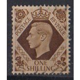 GB 1937 George VI 1S brown SG 475 used