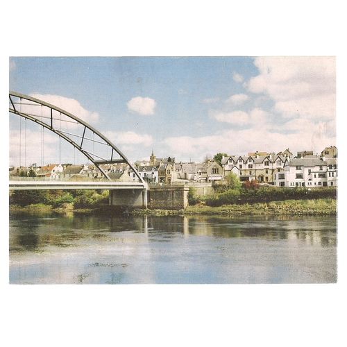 BONAR BRIDGE, SUTHERLAND..unused vintage BLANK greetings card =