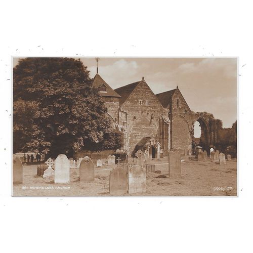 JUDGES PUBLISHED REAL PHOTOGRAPHIC POSTCARD OF WINCHELSEA CHURCH SUSSEX (791)
