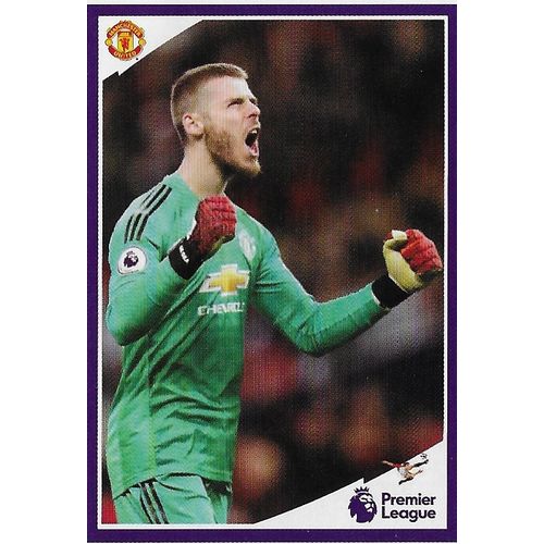 Premier League Panini Tabloid 2019 Stickers: No. 70 - De Gea