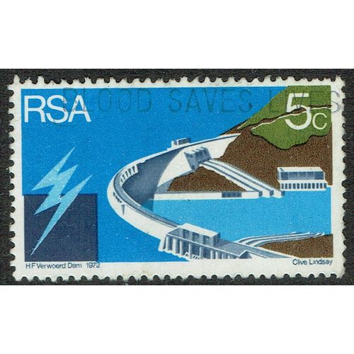 South Africa 1972 Opening Henrik Verwoerd Dam 5c Multicoloured SG308 GU