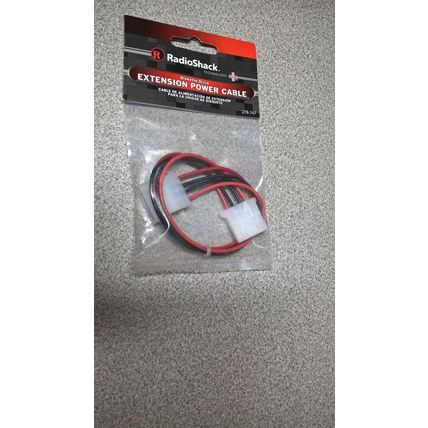 NEW! Radio Shack Extension Power Cable #278-767