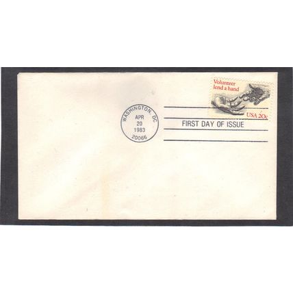 FDC 2039 20c Voluntarism (No Cachet-U/A) CV40271