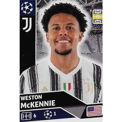 Topps UEFA Champions League 2020/21 Stickers: JUV14 - McKennie