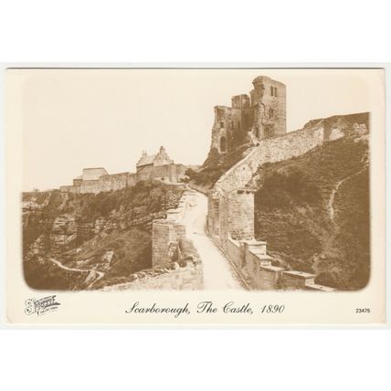 Frith Collection postcard Scarborough, Yorkshire. The Castle 1890. Unposted