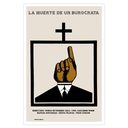 Spanish Movie Poster 4 film"DEATH of Burocrat"Church.Home interior Design
