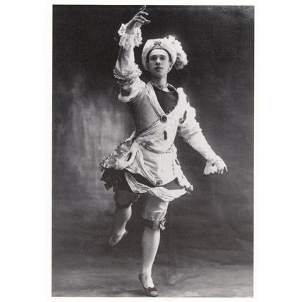 Vaslav Nijinksy Le Pavillion D'Armide 1909 Russian Ballet Postcard