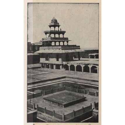 Panch Mahal Fatehpur Sikri Indian Great Akbar Harem School Postcard