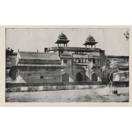 Jodha Bai King Akbar Great Palace Sikri India RPC Postcard