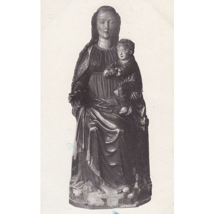 Hanswijk Lieve Vrouw Van Our Lady Of Statue 1938 Antique Religious Postcard