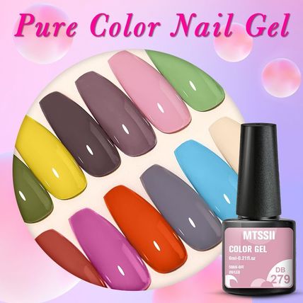 Mtssii 120/60/30/24 Colors Gel Nail Polish Set Semi Permanent Hybrid Gel Varnish