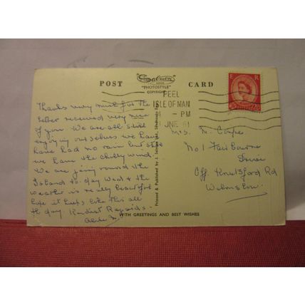 multiview, RAMSEY, ISLE OF MAN used vintage postcard by J. Salmon 1961 pm =