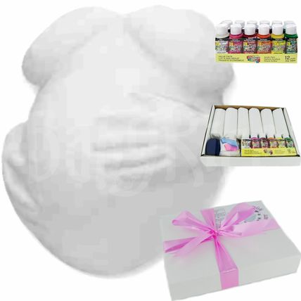 New Belly Casting Kit Pregnancy Bump Plaster Cast New Mum to Be Gift Baby Shower