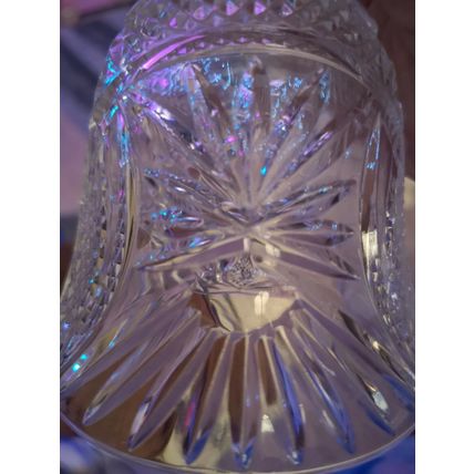 Cut Glass Bell Floral Design