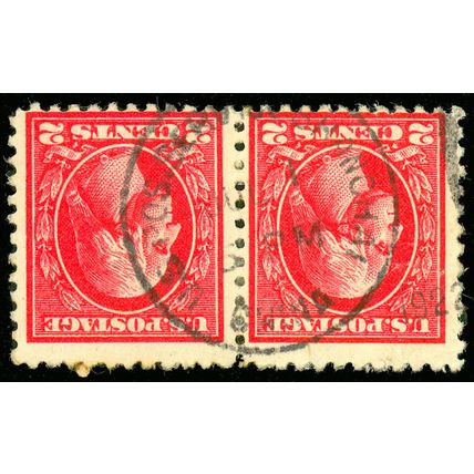 528B Used Pair with "Shanghai China" Cancel - RARE! - Stuart Katz
