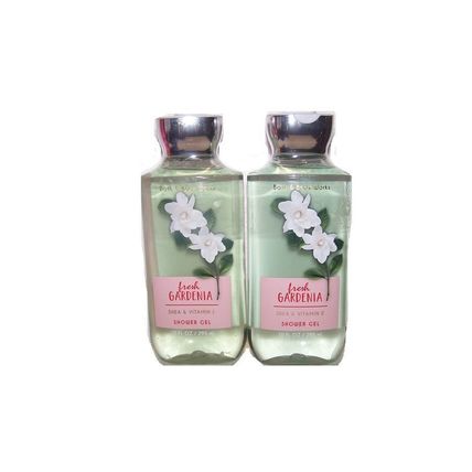 Bath & Body Works Fresh Gardenia Shea & Vitamin E Shower Gel 10 oz - Lot of 2