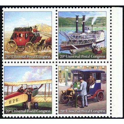 2437b, MNH 25¢ Dark Blue Color Omitted Error With Normal * Stuart Katz