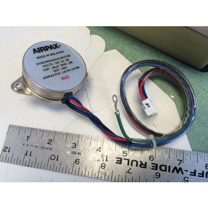 NEW LOT 3 AIRPAX L81791-U4-M5 ,9532 SYNCHRONOUS MOTOR 120V.68UF CAP 300RPM,BE