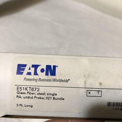NEW CUTLER-HAMMER GLASS FIBER OPTIC CABLE E51KT673,110605-267,13091,FB