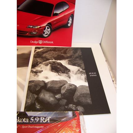 2000 DODGE AVENGER CHRYSLER 300M PT LHS PLYMOUTH DAKOTA JEEP SALES BROCHURES (8)