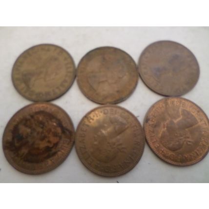 UK / GB - 30 - 1d (one penny) coins - dated 1967 #5
