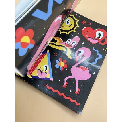 HATTIE STEWART'S DOODLEBOMB STICKER BOOK Very Rare vintage Punk Book