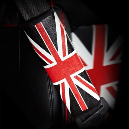 2pcs Car Shoulder Pad Strap Cover Union Jack Seat Belt Cover