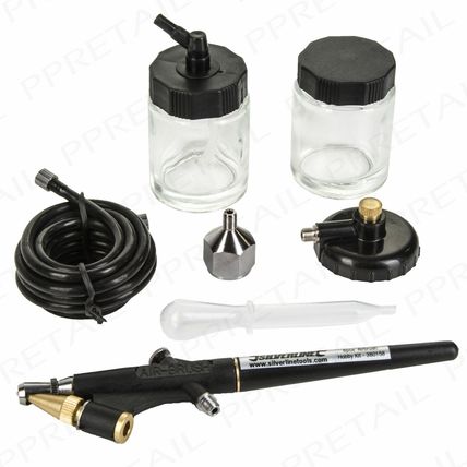 AIR BRUSH KIT Mini Spray Gun Artist/Craft Hobby PRECISE Model Painting 15-30psi