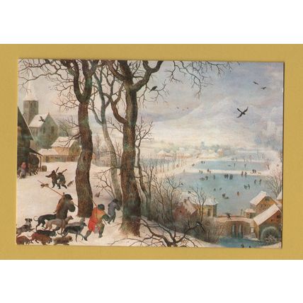 Hunters In The Snow - Jan Brueghel - Postally Unused - The Medici Society Ltd