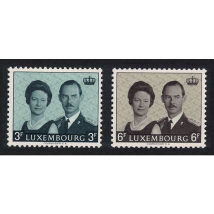 Luxembourg Accession of Grand Duke Jean 2v 1964 MNH SG#748-749 MI#701-702